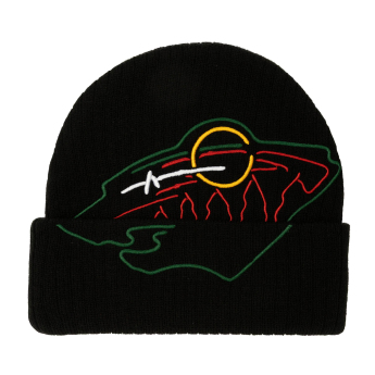 Minnesota Wild zimná čiapka Line Light Knit black
