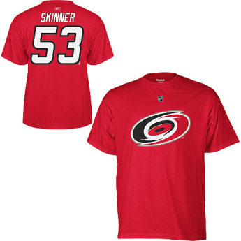 Carolina Hurricanes pánske tričko #53 Jeff Skinner red