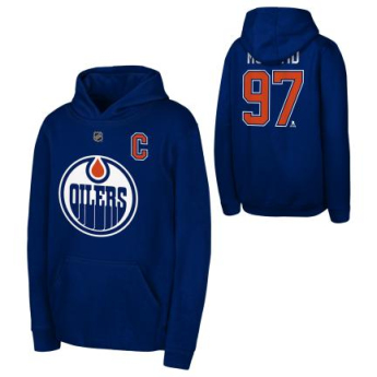 Edmonton Oilers detská mikina s kapucňou Connor McDavid Flat Captains N&N Flc Hood