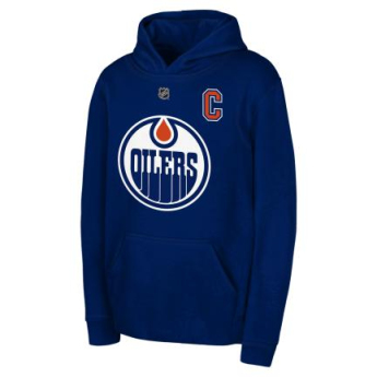 Edmonton Oilers detská mikina s kapucňou Connor McDavid Flat Captains N&N Flc Hood