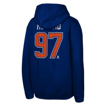Edmonton Oilers detská mikina s kapucňou Connor McDavid Flat Captains N&N Flc Hood
