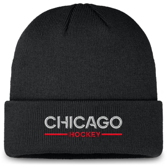 Chicago Blackhawks zimná čiapka Authentic Pro A/Cap Cuffed Beanie