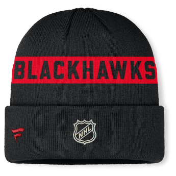 Chicago Blackhawks zimná čiapka Authentic Pro A/Cap Cuffed inscription