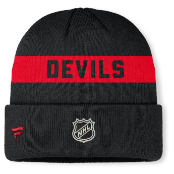 New Jersey Devils zimná čiapka Authentic Pro A/Cap Cuffed inscription