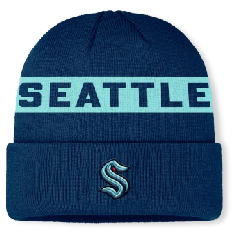 Seattle Kraken zimná čiapka Authentic Pro A/Cap Cuffed inscription