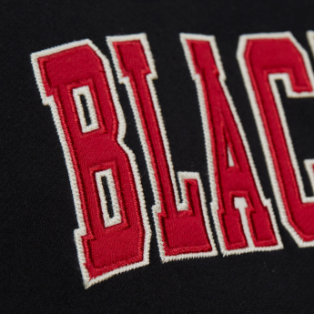 Chicago Blackhawks pánska mikina s kapucňou Courtside Fleece Button Front Vintage Logo