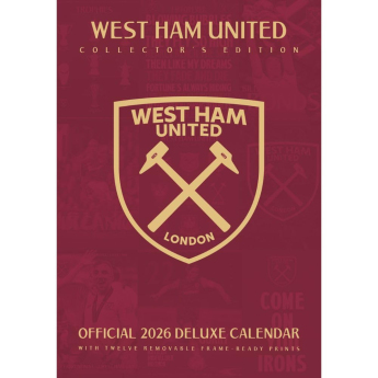 West Ham United kalendár Deluxe 2026