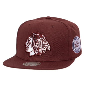 Chicago Blackhawks čiapka flat šiltovka Fashion Basic Snapback red