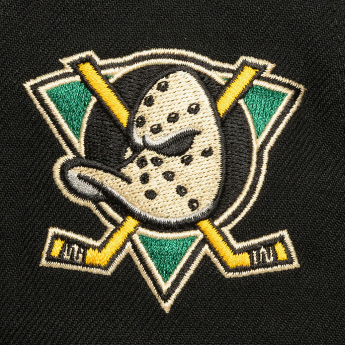 Anaheim Ducks čiapka flat šiltovka Cream Script Snapback black