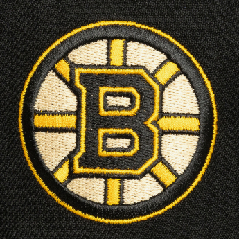 Boston Bruins čiapka flat šiltovka Cream Script Snapback black