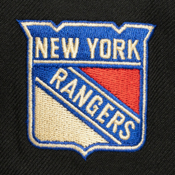 New York Rangers čiapka flat šiltovka Cream Script Snapback black