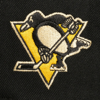 Pittsburgh Penguins čiapka flat šiltovka Cream Script Snapback black