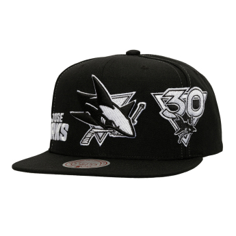 San Jose Sharks čiapka flat šiltovka Trifecta Snapback black