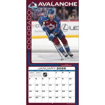 Colorado Avalanche kalendár 2026 Wall