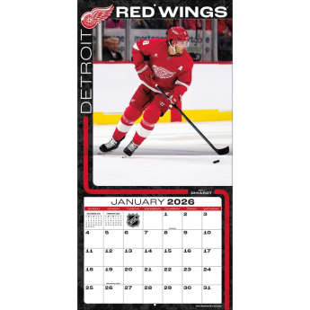 Detroit Red Wings kalendár 2026 Wall
