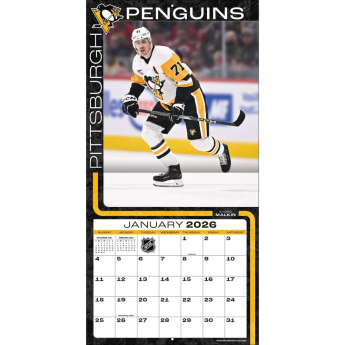 Pittsburgh Penguins kalendár 2026 Wall