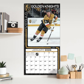 Vegas Golden Knights kalendár 2026 Wall