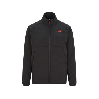 Formule 1 pánska bunda tech softshell black 2020