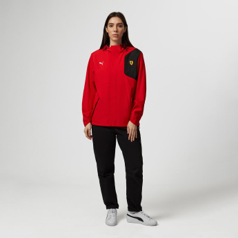 Ferrari pánska bunda s kapucňou Rain Red F1 Team 2023