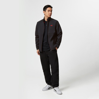 Formule 1 pánska bunda Logo Softshell Black F1 Team 2023