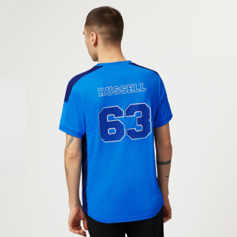 Mercedes AMG Petronas pánske tričko George Russell Sports blue F1 Team 2023