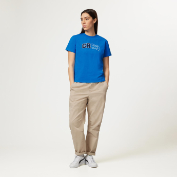 Mercedes AMG Petronas dámske tričko George Russell Logo blue F1 Team 2023