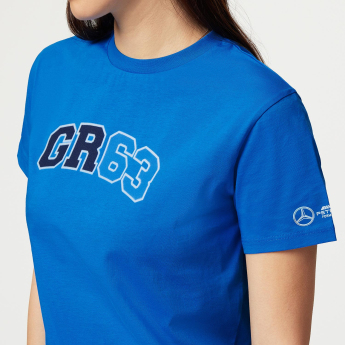 Mercedes AMG Petronas dámske tričko George Russell Logo blue F1 Team 2023