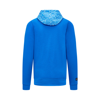 Mercedes AMG Petronas pánska mikina s kapucňou George Russell SE Miami blue F1 Team 2023