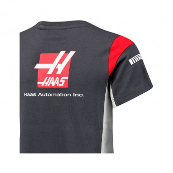 Haas F1 Team detské tričko grey 2017
