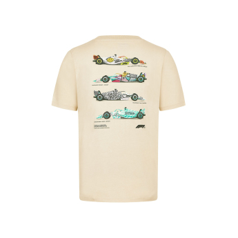 Formule 1 pánske tričko Car Graphic grey 2024