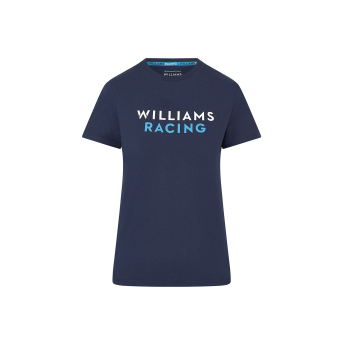 Williams dámske tričko Logo blue F1 Team 2025
