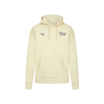 Williams pánska mikina s kapucňou Oversized beige F1 Team 2024