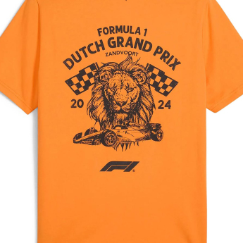 Formule 1 pánske tričko Zandvoort GP orange 2024