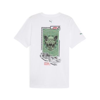 Formule 1 pánske tričko Mexico GP white 2024