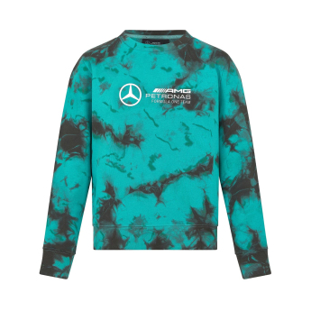 Mercedes AMG Petronas dámska mikina Crew Tie Dye F1 Team 2024