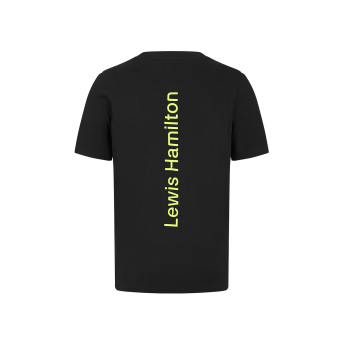 Mercedes AMG Petronas pánske tričko Lewis Hamilton graphic black F1 Team 2024