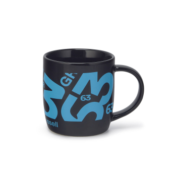 Mercedes AMG Petronas hrnček George Russell black F1 Team 2024