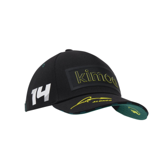 Aston Martin čiapka baseballová šiltovka Patch Alonso Kimoa black F1 Team 2025