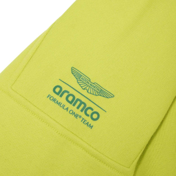 Aston Martin pánska mikina Patch Alonso Kimoa yellow F1 Team 2025