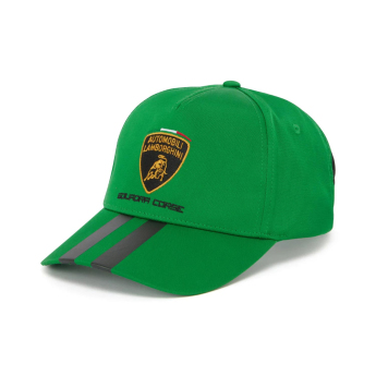 Lamborghini čiapka baseballová šiltovka Squadra Corse green 2025