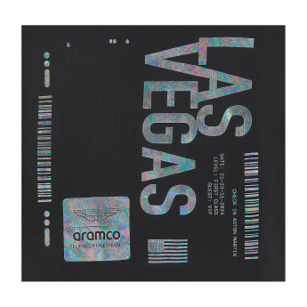 Aston Martin pánske tričko Las Vegas GP black F1 Team 2024