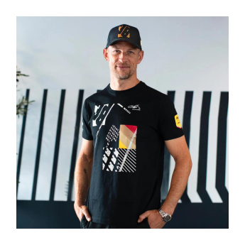 Hertz Team Jota pánske tričko Jenson Button black 2024