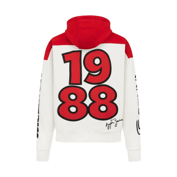 Ayrton Senna pánska mikina s kapucňou McLaren x Ayrton Senna F1 2024