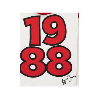 Ayrton Senna pánska mikina s kapucňou McLaren x Ayrton Senna F1 2024