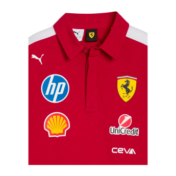 Ferrari polokošeľa official Teamline Replica F1 Team 2025