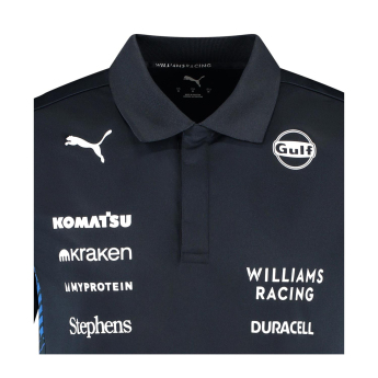 Williams polokošeľa official Teamline Replica black F1 Team 2025