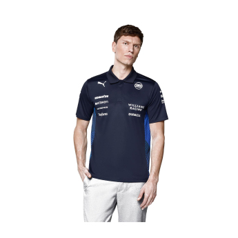 Williams polokošeľa official Teamline Replica black F1 Team 2025