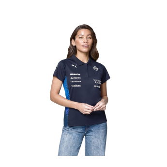 Williams dámske polo tričko official Teamline Replica black F1 Team 2025