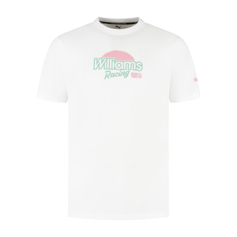 Williams pánske tričko Beach white F1 Team 2025