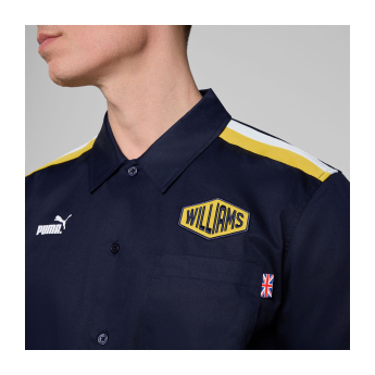 Williams pánska košeľa Mechanic navy F1 Team 2025